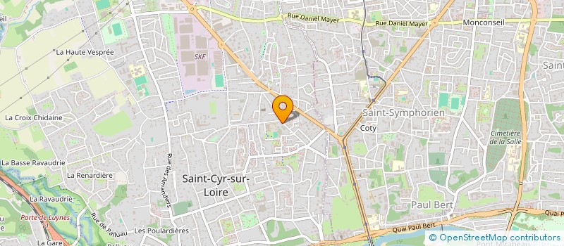 localisation de l'entreprise MONSIEUR NICOLAS LOISEAU  SAINT-CYR-SUR-LOIRE