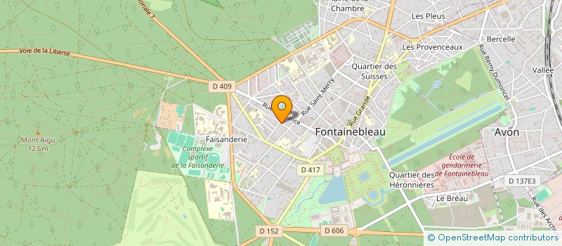 localisation de l'entreprise MONSIEUR NICOLAS LOISEAU à FONTAINEBLEAU