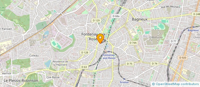 localisation de l'entreprise MONSIEUR NICOLAS LOMBA à FONTENAY-AUX-ROSES