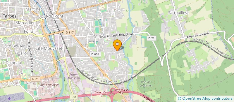 localisation de l'entreprise MONSIEUR NICOLAS LOMBARD  SEMEAC