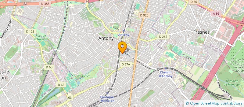 localisation de l'entreprise MONSIEUR NICOLAS LOPEZ à ANTONY
