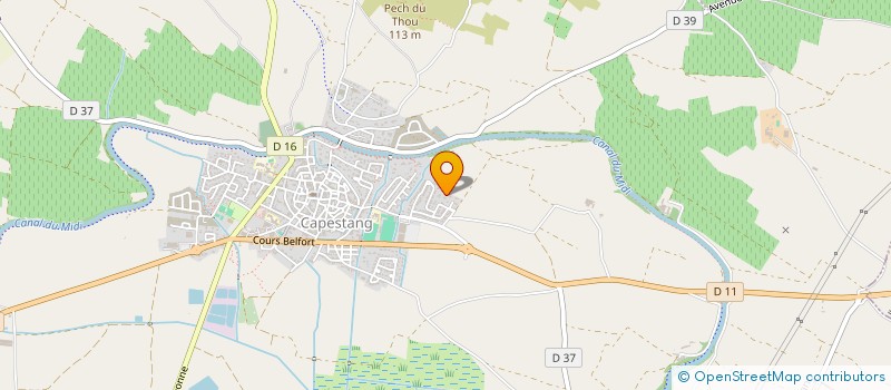 localisation de l'entreprise MONSIEUR NICOLAS LOPEZ à CAPESTANG