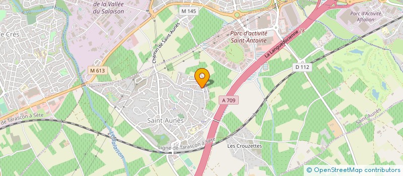 localisation de l'entreprise MONSIEUR NICOLAS LOPEZ  SAINT-AUNES