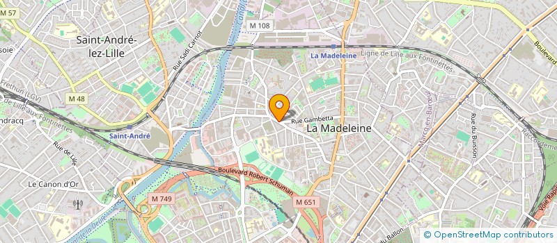 localisation de l'entreprise MONSIEUR NICOLAS LOPEZ à LA MADELEINE