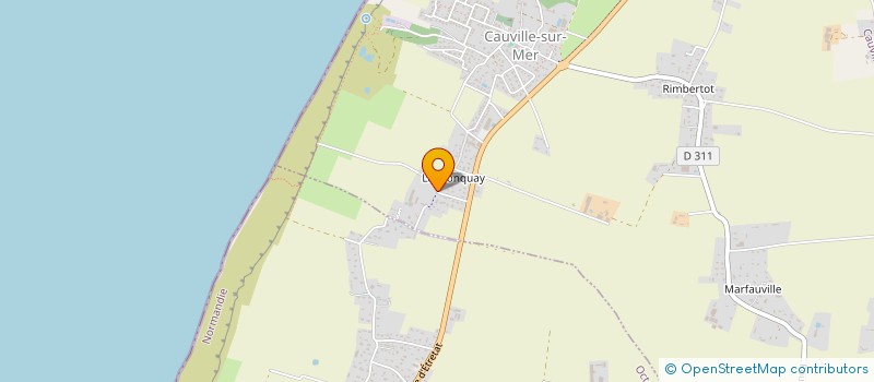 localisation de l'entreprise MONSIEUR NICOLAS LOR  CAUVILLE-SUR-MER