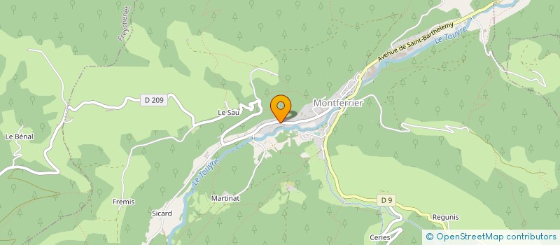 localisation de l'entreprise MONSIEUR NICOLAS LORENZATO à MONTFERRIER