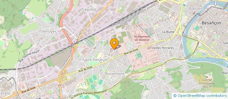 localisation de l'entreprise MONSIEUR NICOLAS LORENZON à BESANCON