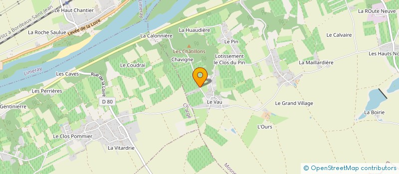 localisation de l'entreprise MONSIEUR NICOLAS LORIEUX  MOSNES