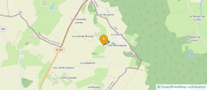 localisation de l'entreprise MONSIEUR NICOLAS LORY à SAINT-COSME-EN-VAIRAIS