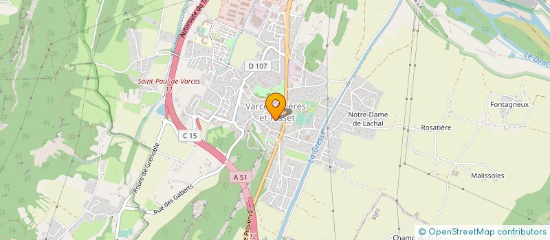 localisation de l'entreprise MONSIEUR NICOLAS LOUCHET  SAINT-MARTIN-D'URIAGE