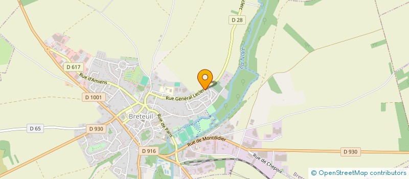 localisation de l'entreprise MONSIEUR NICOLAS LOUCHET  BRETEUIL