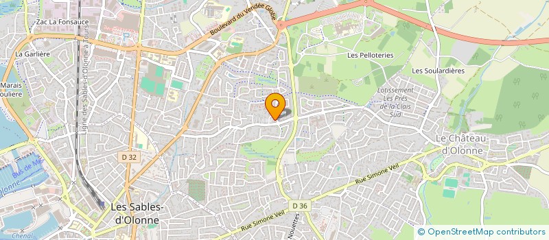 localisation de l'entreprise MONSIEUR NICOLAS LOUGASSI à LES SABLES D'OLONNE