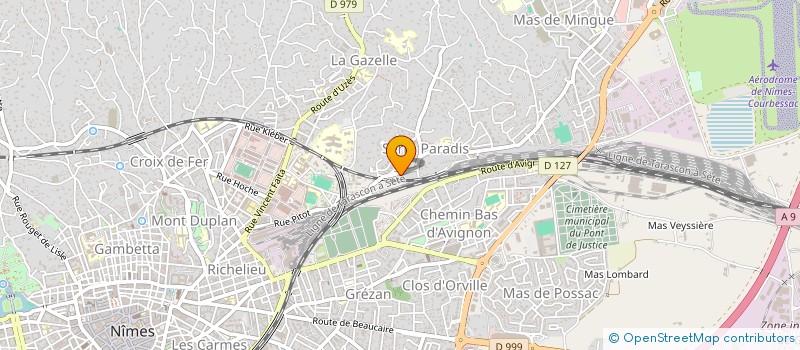 localisation de l'entreprise MONSIEUR NICOLAS LOUIS  NIMES