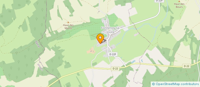 localisation de l'entreprise MONSIEUR NICOLAS LOUIS  FONTENOY-LA-JOUTE