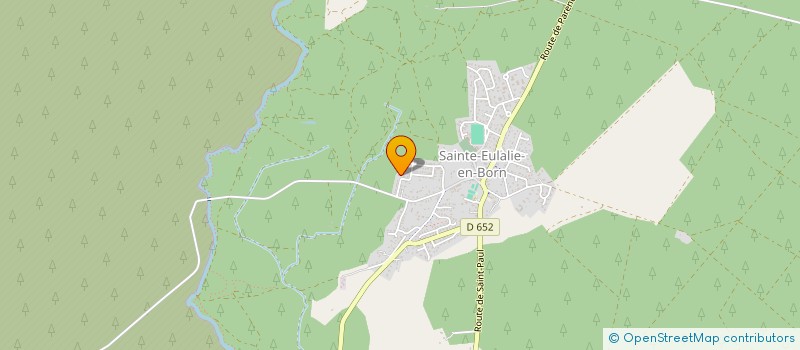localisation de l'entreprise MONSIEUR NICOLAS LOUIS  SAINTE-EULALIE-EN-BORN