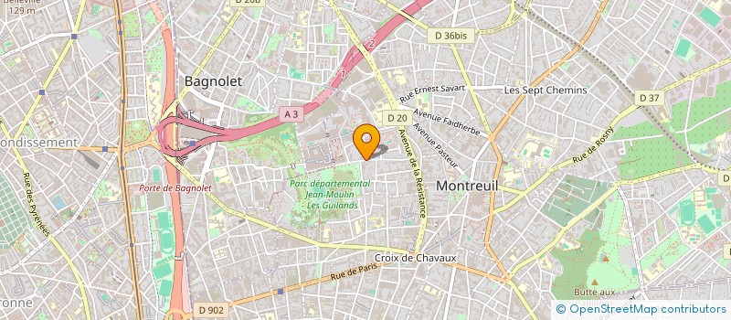 localisation de l'entreprise MONSIEUR NICOLAS LOUIS JEAN CHAGNY à MONTREUIL
