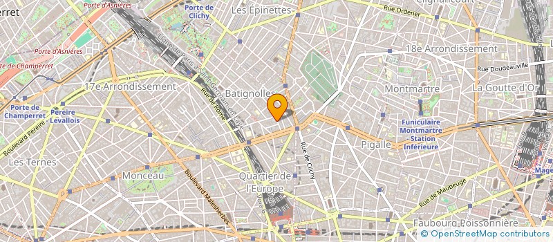 localisation de l'entreprise MONSIEUR NICOLAS LOURENCEAU  COURBEVOIE