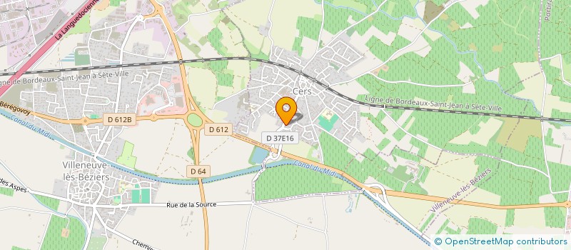 localisation de l'entreprise MONSIEUR NICOLAS LOURO  CERS