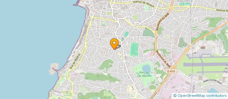 localisation de l'entreprise MONSIEUR NICOLAS LOUSTALOT  BIARRITZ