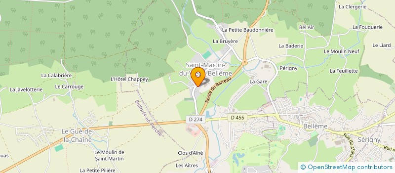 localisation de l'entreprise MONSIEUR NICOLAS LOYZEAU DE GRANDMAISON à SAINT-MARTIN-DU-VIEUX-BELLEME