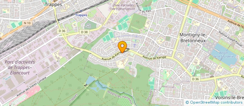 localisation de l'entreprise MONSIEUR NICOLAS LOZAC'H  MONTIGNY-LE-BRETONNEUX