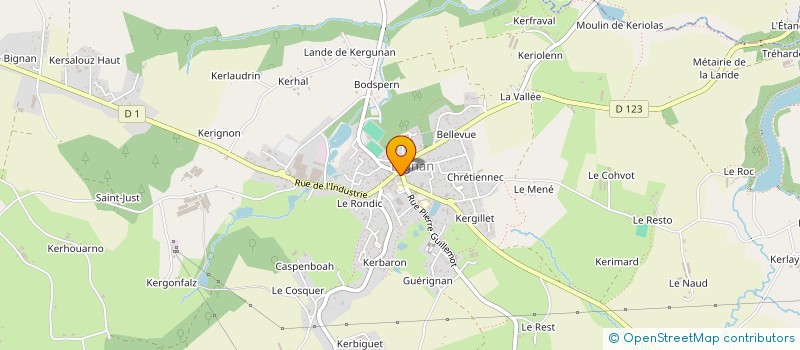 localisation de l'entreprise MONSIEUR NICOLAS LUCAS  BIGNAN