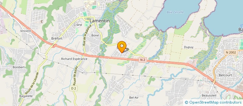 localisation de l'entreprise MONSIEUR NICOLAS LUCINUS  BAIE MAHAULT