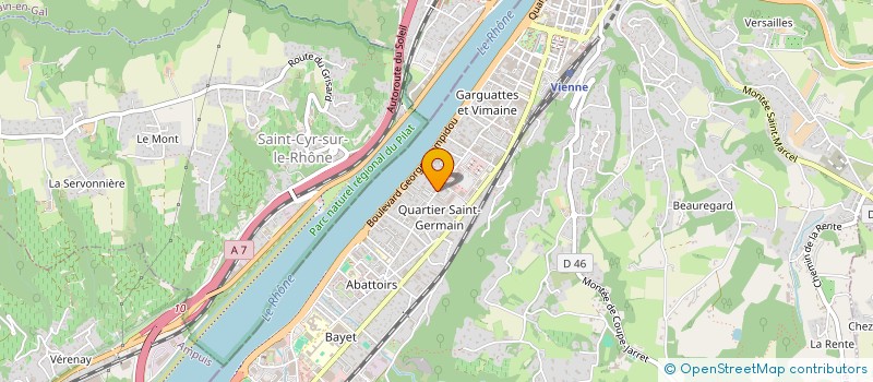 localisation de l'entreprise MONSIEUR NICOLAS LUGINBUHL à VIENNE