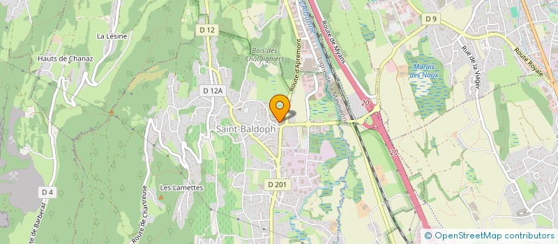 localisation de l'entreprise MONSIEUR NICOLAS LUJAN  SAINT-BALDOPH