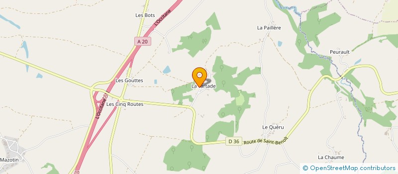 localisation de l'entreprise MONSIEUR NICOLAS LUNEAU à PARNAC
