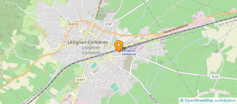 localisation de l'entreprise MONSIEUR NICOLAS LUPERINI à LEZIGNAN-CORBIERES