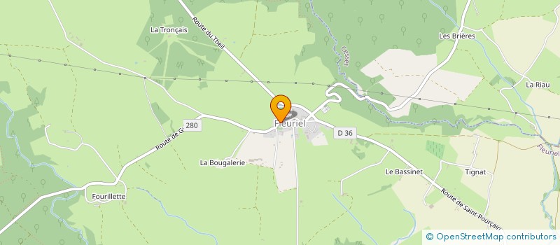 localisation de l'entreprise MONSIEUR NICOLAS LYPHOUT  FLEURIEL