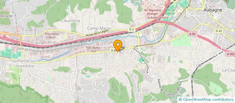 localisation de l'entreprise MONSIEUR NICOLAS MABILLE  AUBAGNE