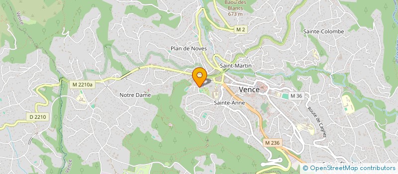 localisation de l'entreprise MONSIEUR NICOLAS MACAGNO à VENCE