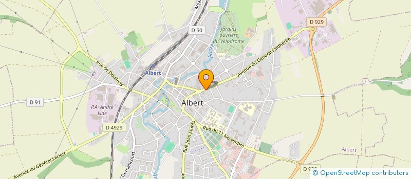 localisation de l'entreprise MONSIEUR NICOLAS MACEDO à ALBERT