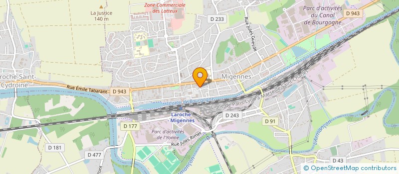 localisation de l'entreprise MONSIEUR NICOLAS MACHAVOINE  MIGENNES