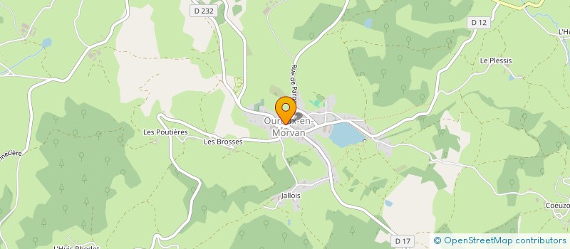 localisation de l'entreprise MONSIEUR NICOLAS MACHECOURT à OUROUX-EN-MORVAN