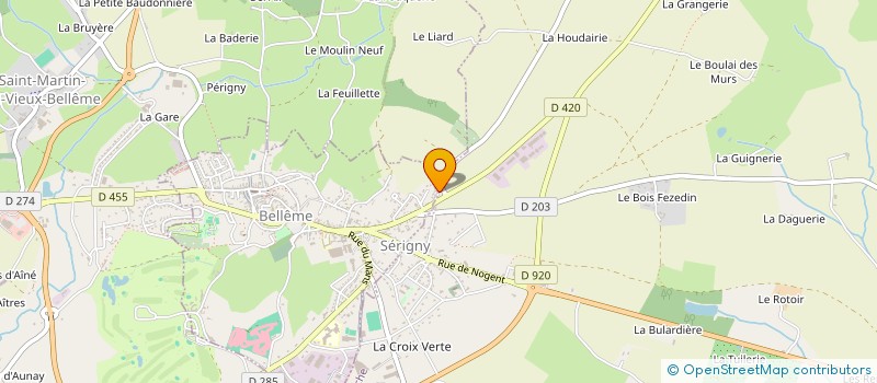 localisation de l'entreprise MONSIEUR NICOLAS MACHETO à BELLEME