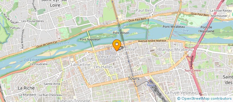 localisation de l'entreprise MONSIEUR NICOLAS MACQUET  TOURS