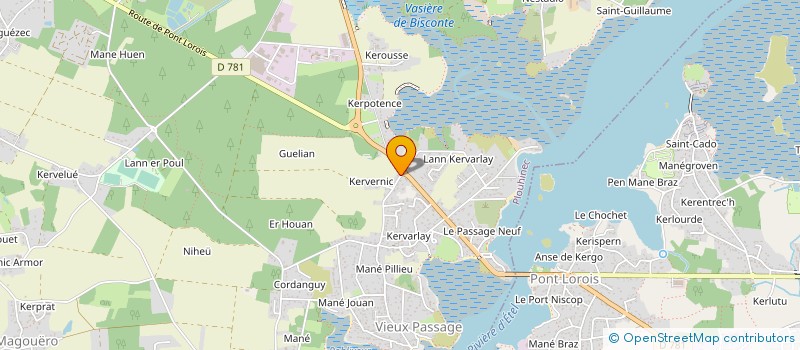 localisation de l'entreprise MONSIEUR NICOLAS MADEC à PLOUHINEC