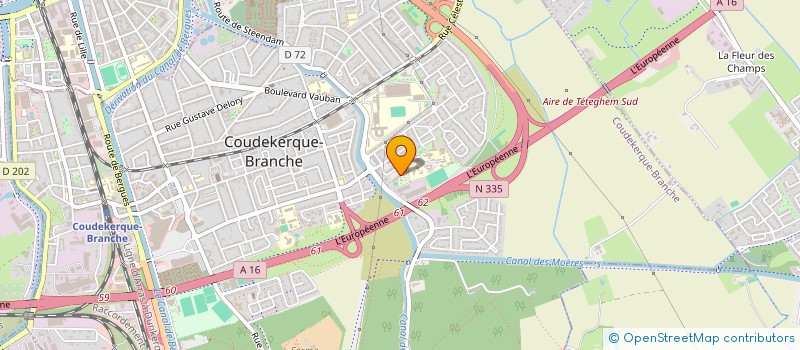 localisation de l'entreprise MONSIEUR NICOLAS MAES  COUDEKERQUE-BRANCHE