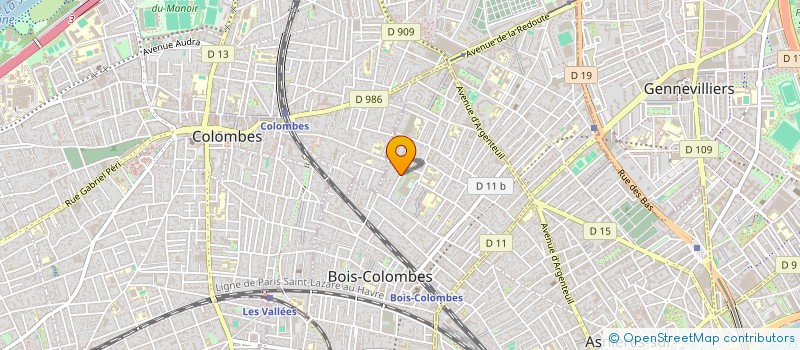 localisation de l'entreprise MONSIEUR NICOLAS MAESTRINI à BOIS-COLOMBES