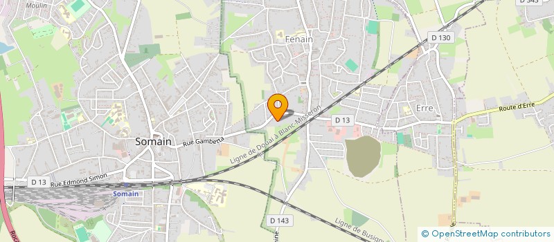 localisation de l'entreprise MONSIEUR NICOLAS MAGAC  FENAIN