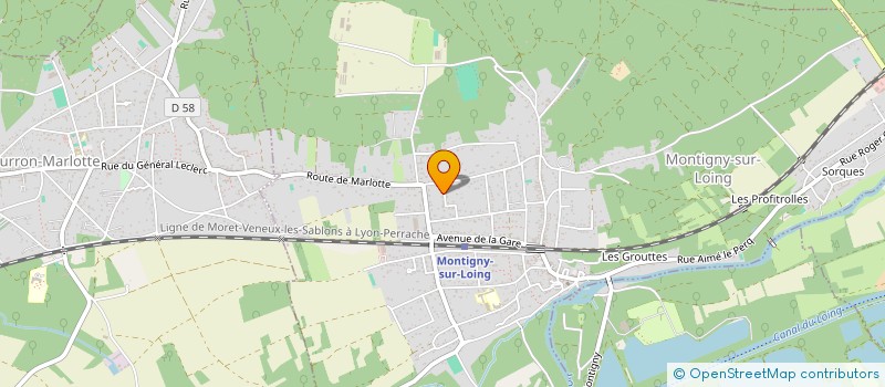 localisation de l'entreprise MONSIEUR NICOLAS MAGER  MONTIGNY-SUR-LOING