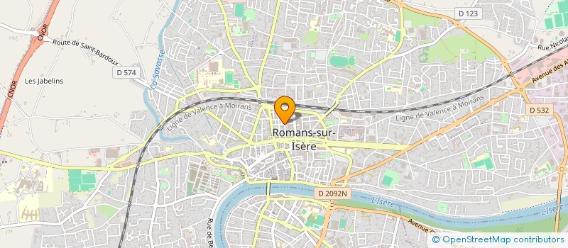 localisation de l'entreprise MONSIEUR NICOLAS MAGERSTEIN  ROMANS-SUR-ISERE