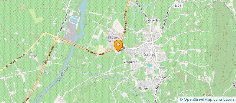 localisation de l'entreprise MONSIEUR NICOLAS MAGNANI  SABLET