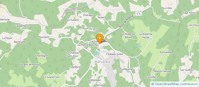 localisation de l'entreprise MONSIEUR NICOLAS MAGNANOU à SANILHAC