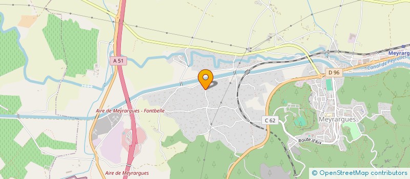 localisation de l'entreprise MONSIEUR NICOLAS MAGNAT  MEYRARGUES