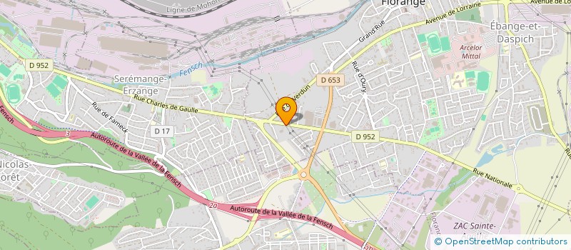 localisation de l'entreprise MONSIEUR NICOLAS MAGNESIO  FLORANGE