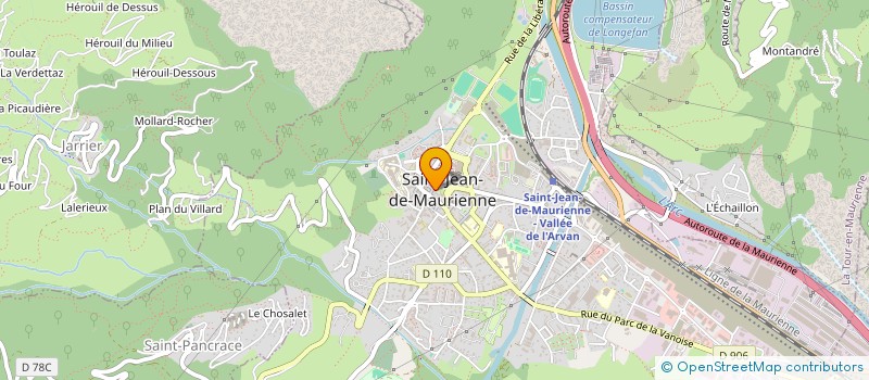 localisation de l'entreprise MONSIEUR NICOLAS MAGNY à SAINT-JEAN-DE-MAURIENNE